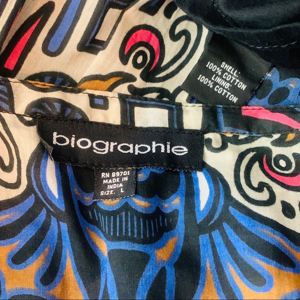 Biographie / Ruffled Blue Cream Pink  Patterned - Picture 7 of 8
